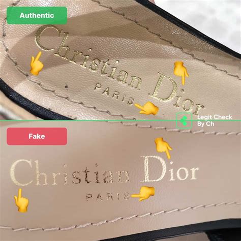 christian dior shoes fake vs real|are dior heels real.